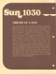 Sun Yacht 1030 Brochure Page 2